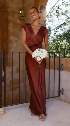 LILYWHYT Mon Cheri|Dresses^Selma Maxi Dress - Rust