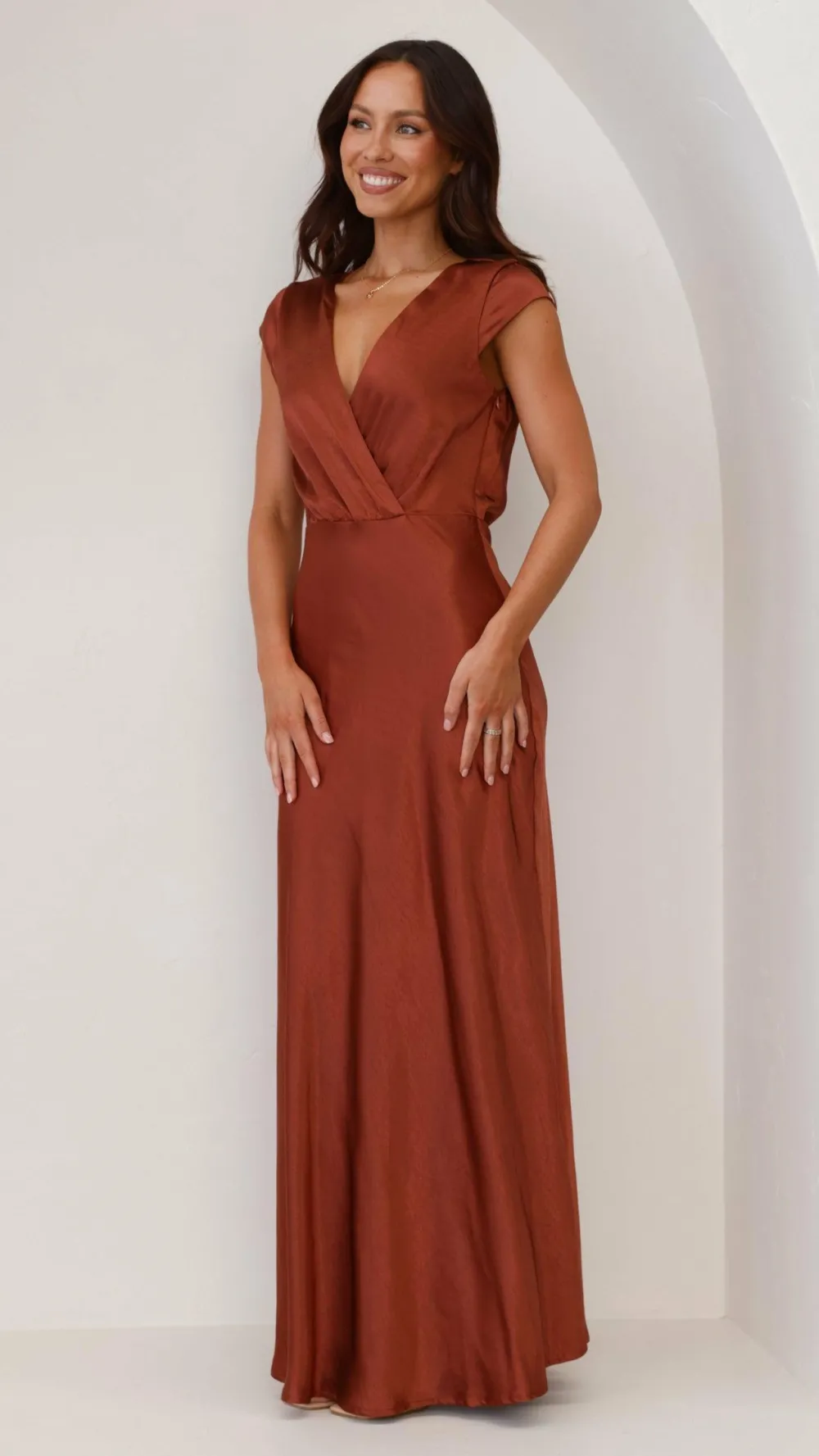 LILYWHYT Mon Cheri|Dresses^Selma Maxi Dress - Rust