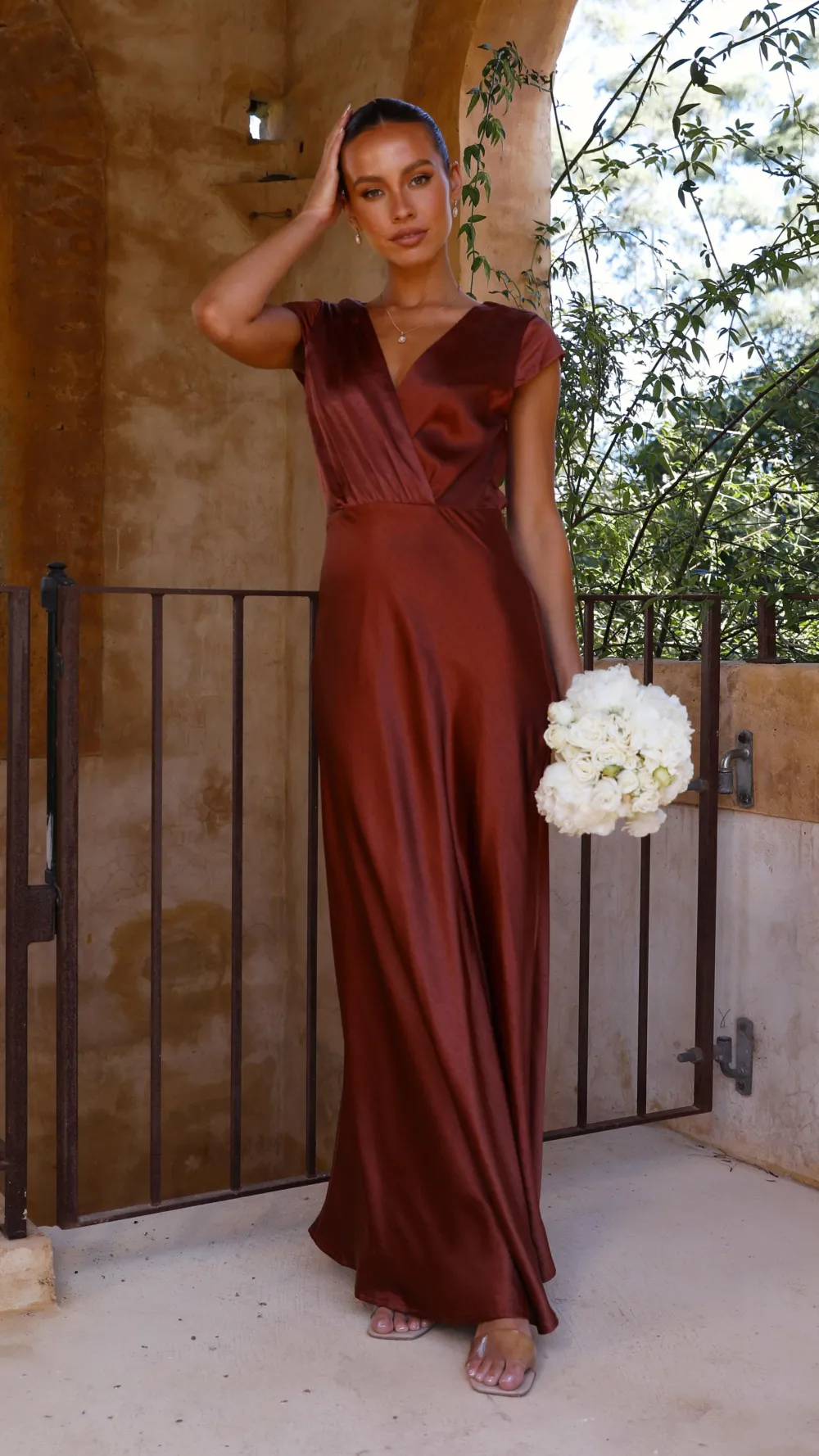 LILYWHYT Mon Cheri|Dresses^Selma Maxi Dress - Rust