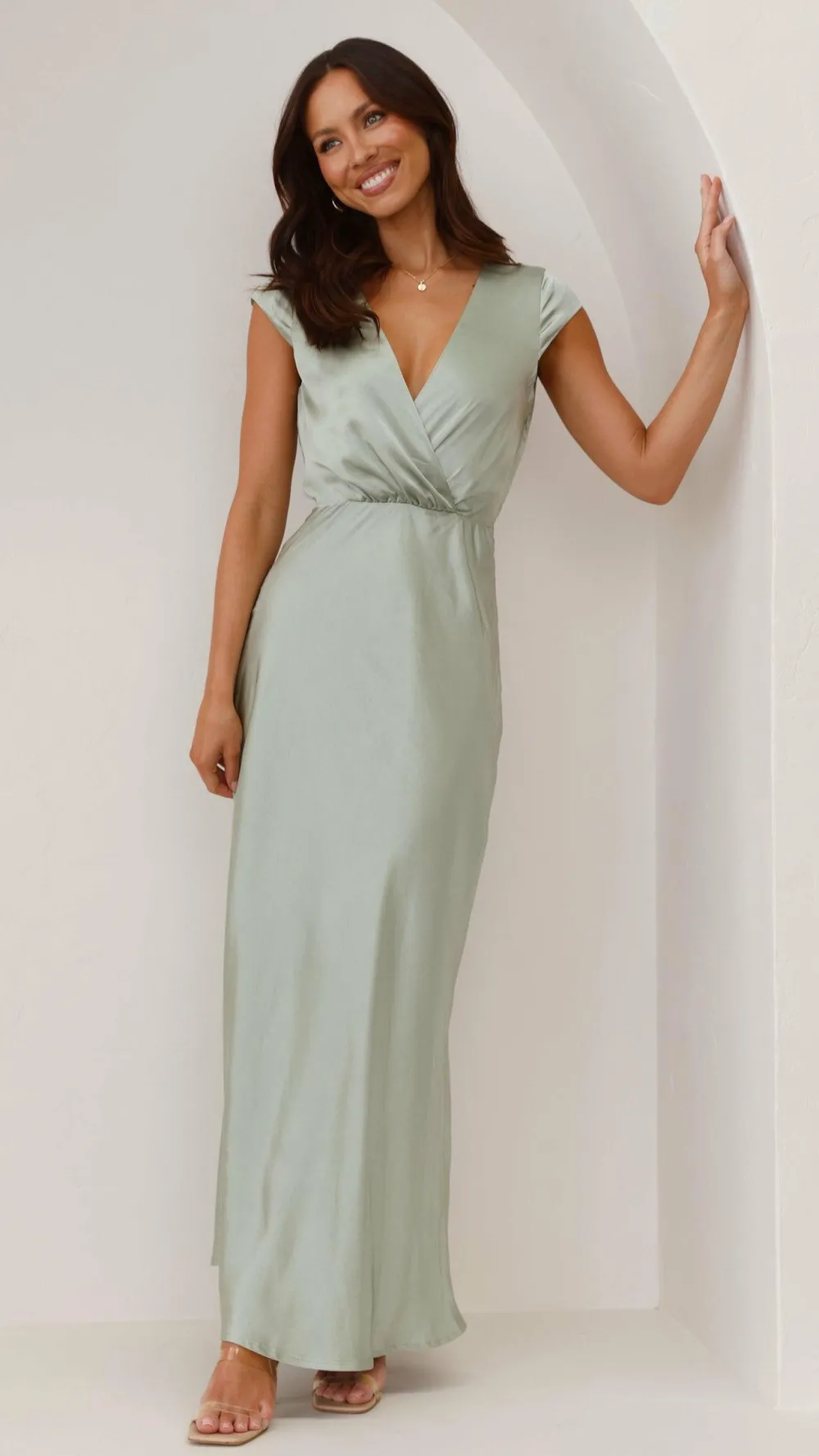 LILYWHYT Mon Cheri|Dresses^Selma Maxi Dress - Sage