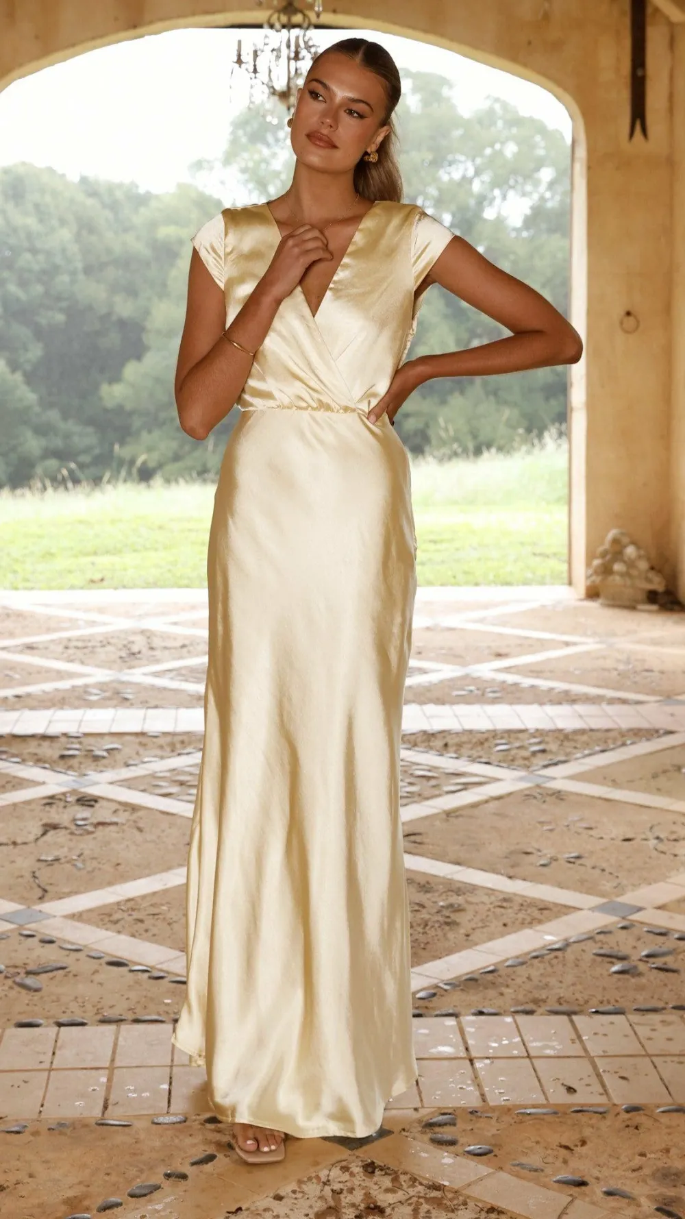 LILYWHYT Mon Cheri|Dresses^Selma Maxi Dress - Yellow