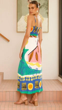 Main St Dresses|Casual^Shahar Maxi Dress - Green Print