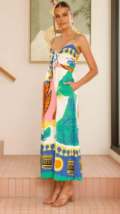 Main St Dresses|Casual^Shahar Maxi Dress - Green Print