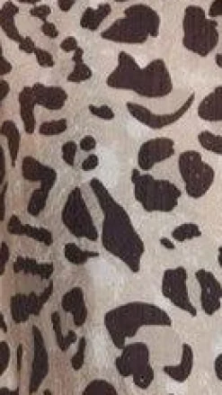 Burans Tops^Shanise Button Up Shirt - Leopard Print