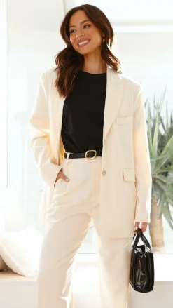 Fashion Allied Blazers|Outerwear^Shannon Blazer - Cream