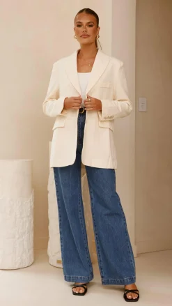 Fashion Allied Blazers|Outerwear^Shannon Blazer - Cream