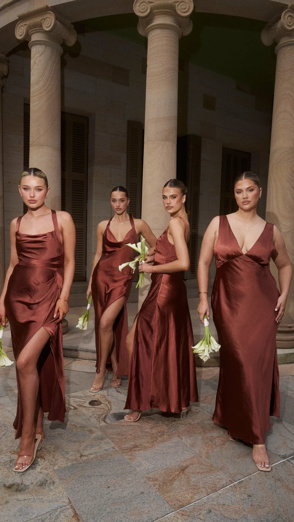 LILYWHYT Mon Cheri|Dresses^Sian Maxi Dress - Rust