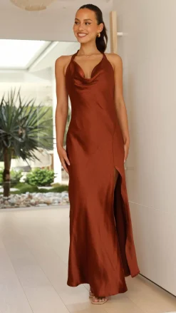 LILYWHYT Mon Cheri|Dresses^Sian Maxi Dress - Rust