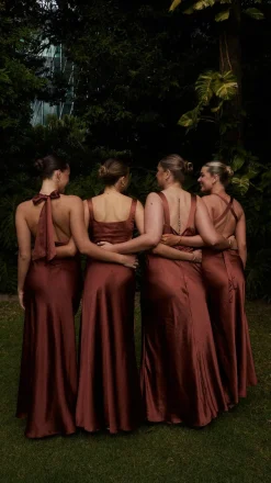 LILYWHYT Mon Cheri|Dresses^Sian Maxi Dress - Rust