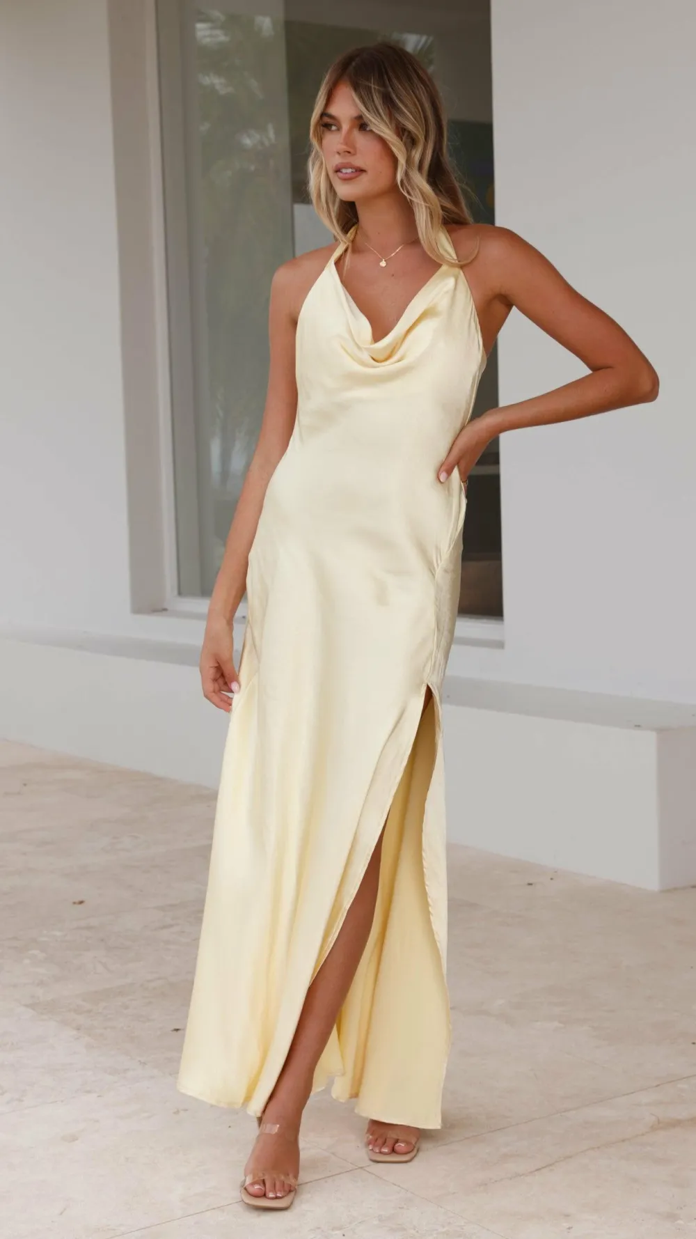 LILYWHYT Mon Cheri|Dresses^Sian Maxi Dress - Yellow