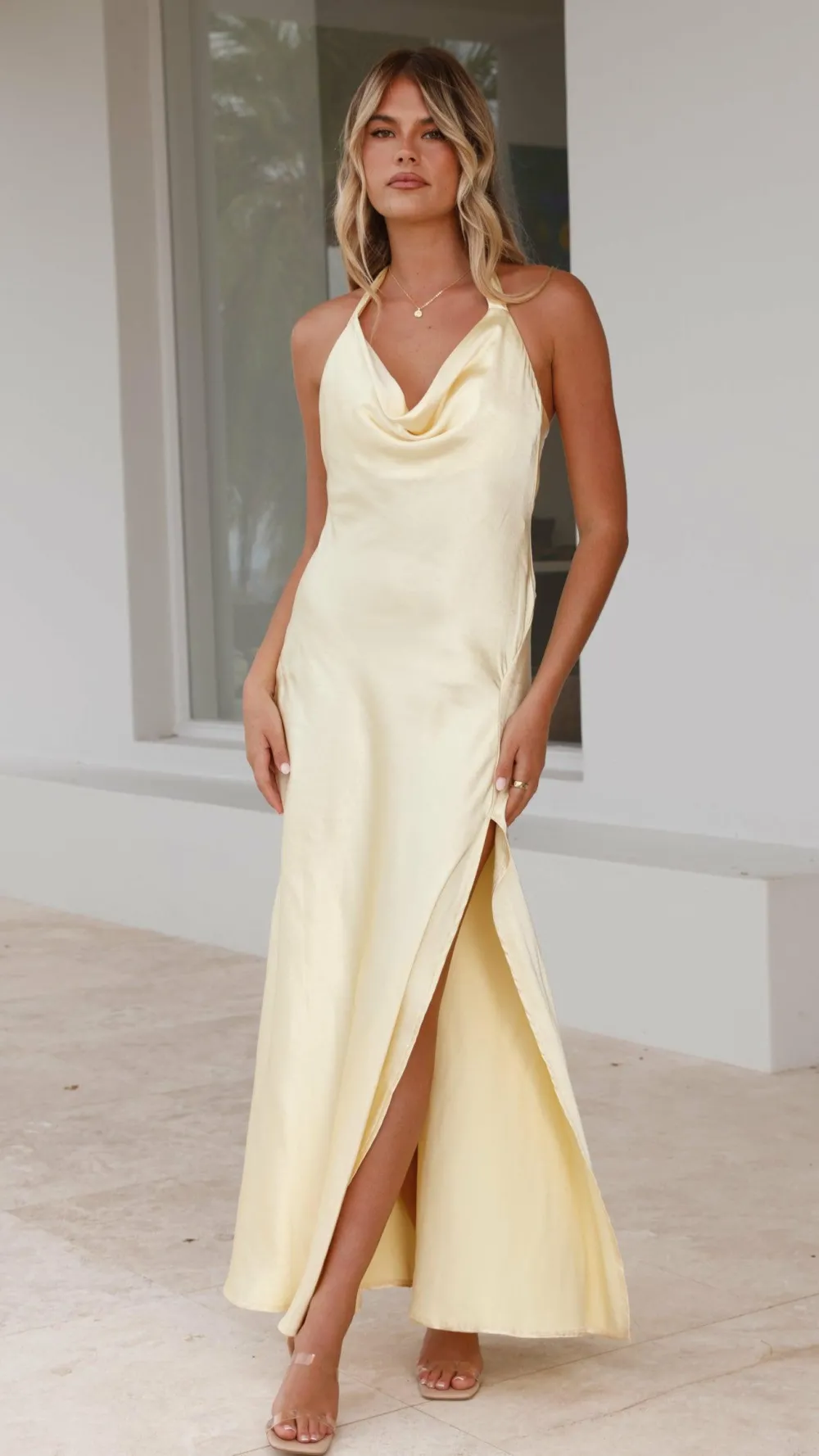 LILYWHYT Mon Cheri|Dresses^Sian Maxi Dress - Yellow