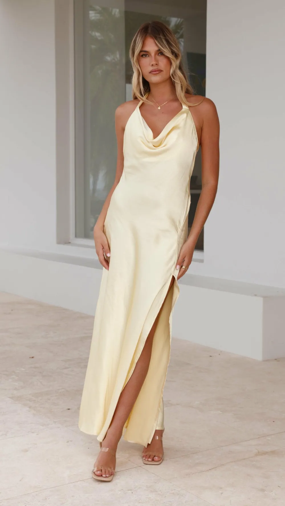 LILYWHYT Mon Cheri|Dresses^Sian Maxi Dress - Yellow