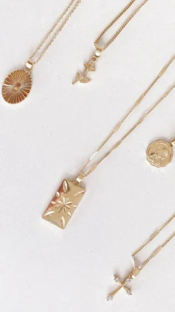 Angel Whisper Necklaces|Je T'Aime^Sierra Fine Necklace Set - Gold