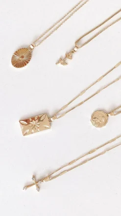 Angel Whisper Necklaces|Je T'Aime^Sierra Fine Necklace Set - Gold