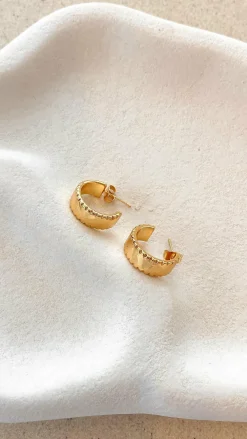 Angel Whisper Earrings|Je T'Aime^Silvia Earrings - Gold
