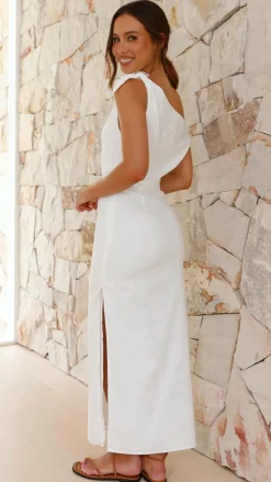 Main St Dresses|Maxi^Simone Maxi Dress - White