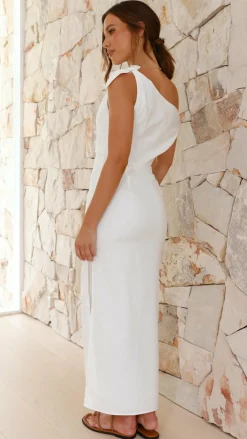 Main St Dresses|Maxi^Simone Maxi Dress - White