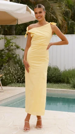 Main St Dresses|Maxi^Simone Maxi Dress - Yellow