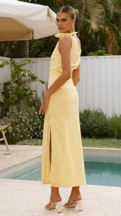 Main St Dresses|Maxi^Simone Maxi Dress - Yellow