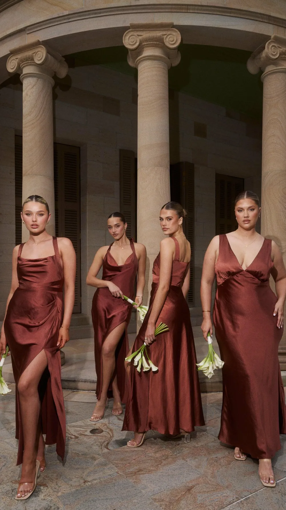 LILYWHYT Mon Cheri|Dresses^Sofia Maxi Dress - Rust