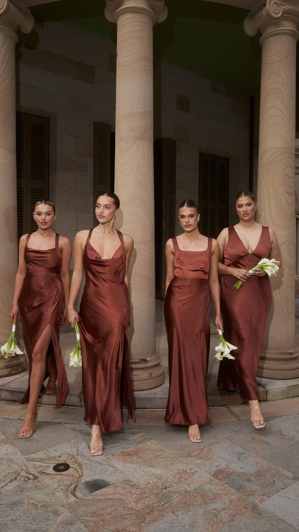 LILYWHYT Mon Cheri|Dresses^Sofia Maxi Dress - Rust