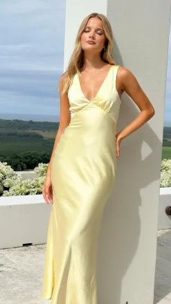 LILYWHYT Mon Cheri|Dresses^Sofia Maxi Dress - Yellow