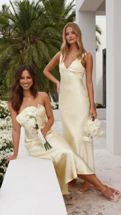 LILYWHYT Mon Cheri|Dresses^Sofia Maxi Dress - Yellow