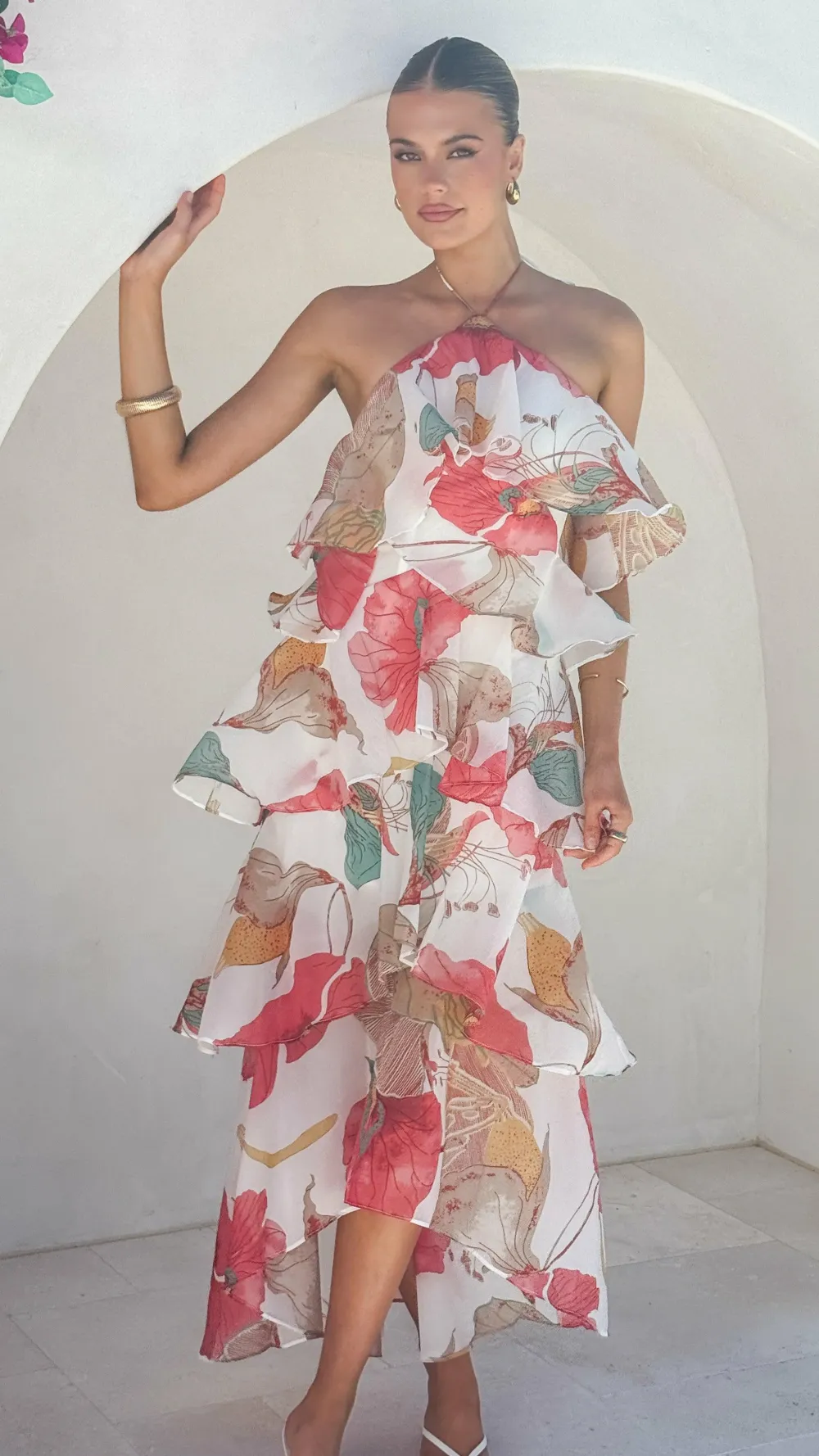 SASHA (BNE) Dresses|Maxi^Soho Maxi Dress - Blush Lotus