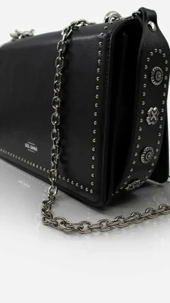 Sol Sana / Kinzu Brands Pty Ltd Bags|Sol Sana^Sol Sana Flap Bag - Black/Silver