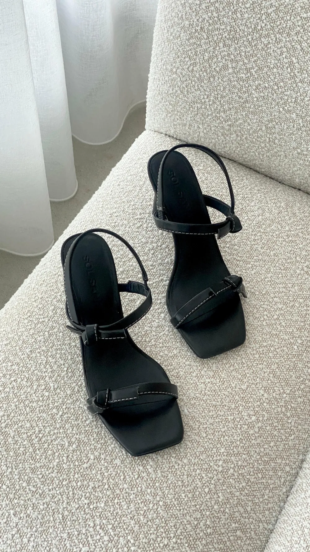 Sol Sana / Kinzu Brands Pty Ltd Sol Sana^Sol Sana Manzoni Heel - Black