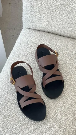 Sol Sana / Kinzu Brands Pty Ltd Sol Sana^Sol Sana Palermo Sandal - Cocoa