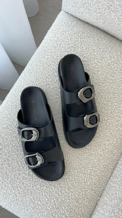 Sol Sana / Kinzu Brands Pty Ltd Sol Sana^Sol Sana San Jose Footbed - Black / Silver