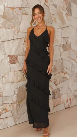 LILYWHYT Dresses|Maxi^Sophia Maxi Dress - Black