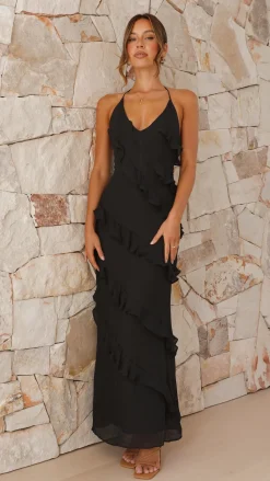 LILYWHYT Dresses|Maxi^Sophia Maxi Dress - Black