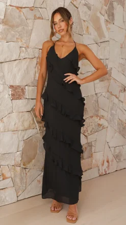 LILYWHYT Dresses|Maxi^Sophia Maxi Dress - Black