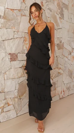LILYWHYT Dresses|Maxi^Sophia Maxi Dress - Black