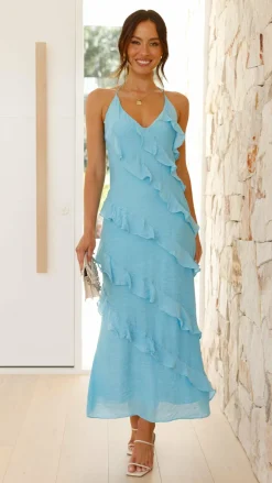 LILYWHYT Dresses|Maxi^Sophia Maxi Dress - Blue