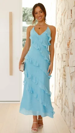 LILYWHYT Dresses|Maxi^Sophia Maxi Dress - Blue