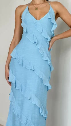 LILYWHYT Dresses|Maxi^Sophia Maxi Dress - Blue