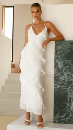 LILYWHYT Hen'S Collection|Dresses^Sophia Maxi Dress - White