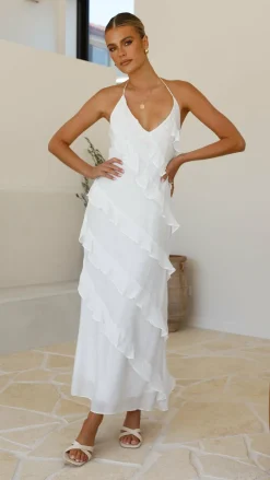 LILYWHYT Hen'S Collection|Dresses^Sophia Maxi Dress - White