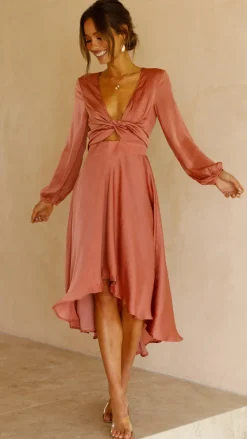 Fashion Allied Sale Evening|Sale Dresses^Starry Nights Dress - Baked Rose