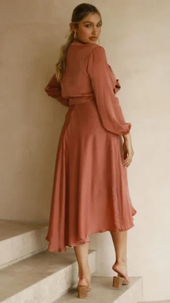 Fashion Allied Sale Evening|Sale Dresses^Starry Nights Dress - Baked Rose
