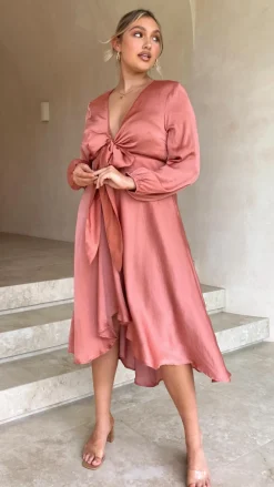 Fashion Allied Sale Evening|Sale Dresses^Starry Nights Dress - Baked Rose