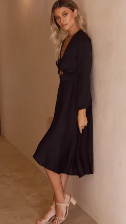 Fashion Allied Sale Evening|Sale Dresses^Starry Nights Dress - Black