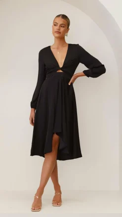 Fashion Allied Sale Evening|Sale Dresses^Starry Nights Dress - Black