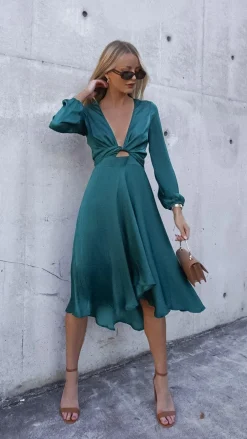 Fashion Allied Sale Evening|Sale Dresses^Starry Nights Dress - Emerald