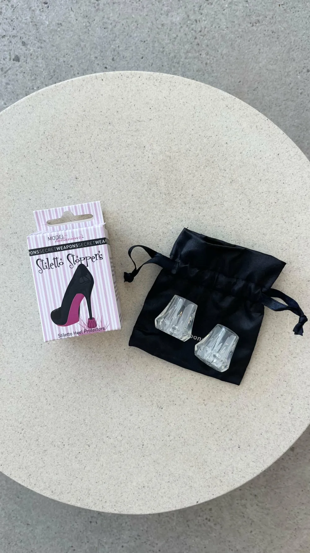 Secret Weapons Beauty|Booby Tape And Bra Accessories^Stiletto Stoppers High Heel Protectors - Clear