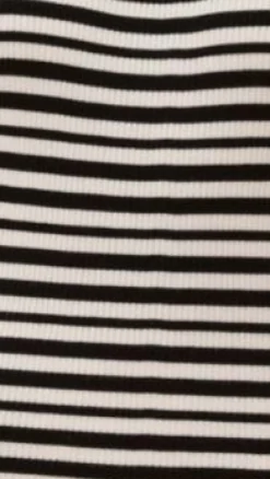 Little Lies Knit Tops|Knitwear^Stripe Ria Top - Black / White