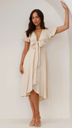 Fashion Allied Sale Evening|Bridesmaid^Sunny Daze Dress - Champagne